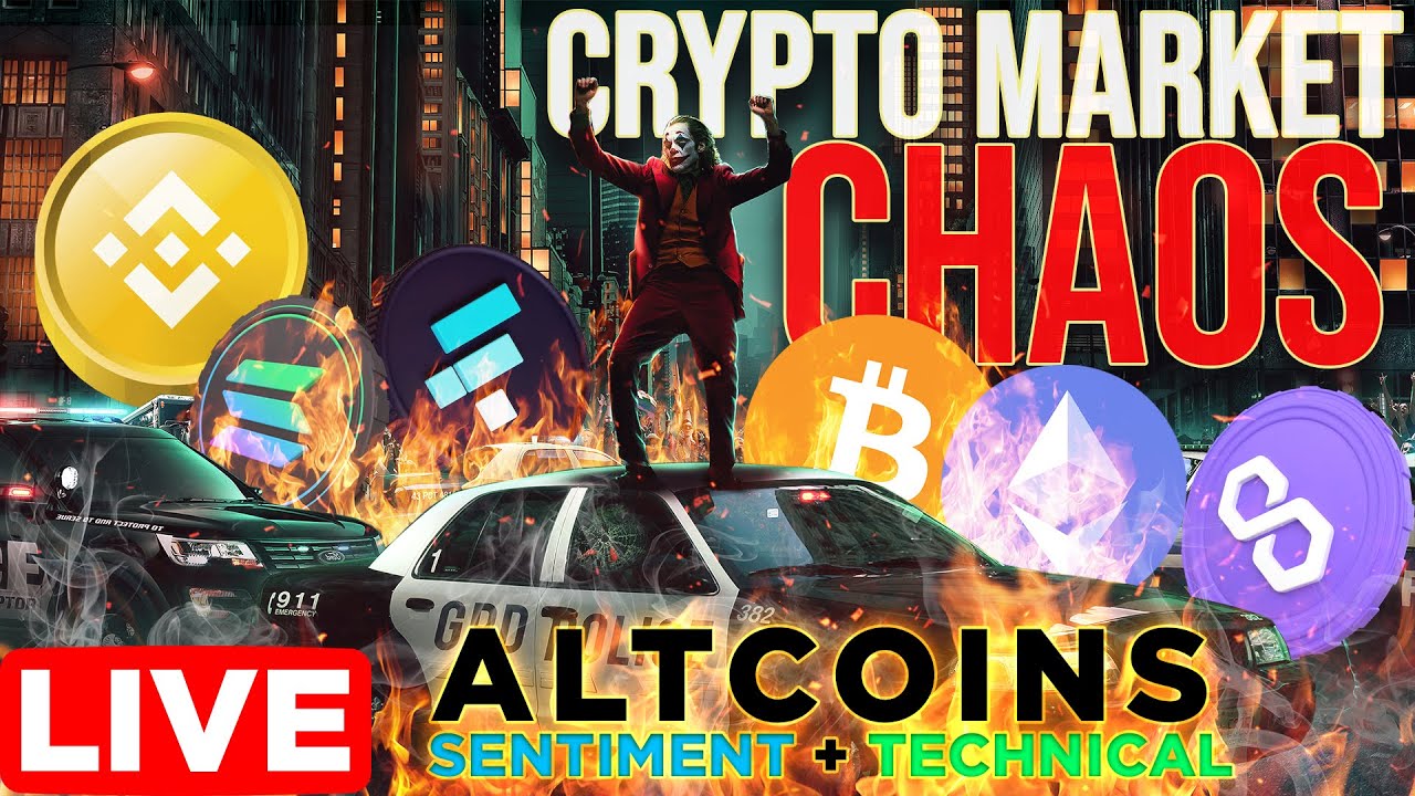 Crypto Market Chaos! Altcoin Sentiment + Technical Analysis w/ @Evan