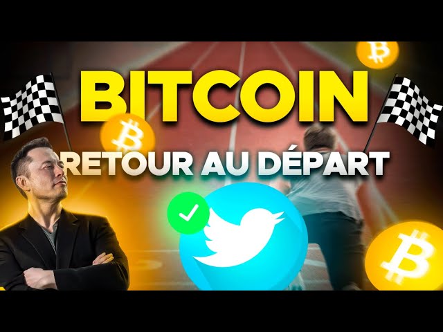 ELON MUSK RACHÈTE TWITTER, BITCOIN RETOUR AU DÉPART !