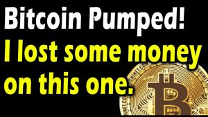 Bitcoin price pumped! Will bitcoin start dropping or was I