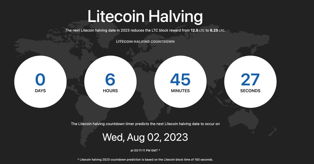 LTC Price Is Unlikely to Rally After Litecoin Halving, Past Performance Shows