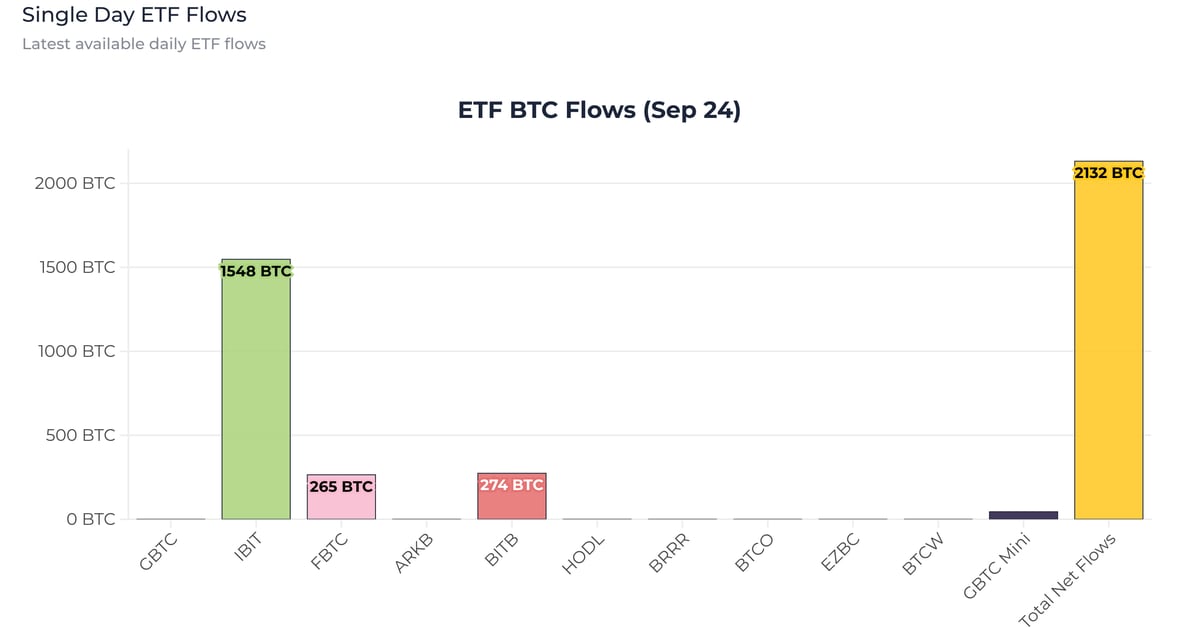 Bitcoin ETFs Remove Nearly Five Times Daily Supply as Ethereum ETFs See Strong Rebound